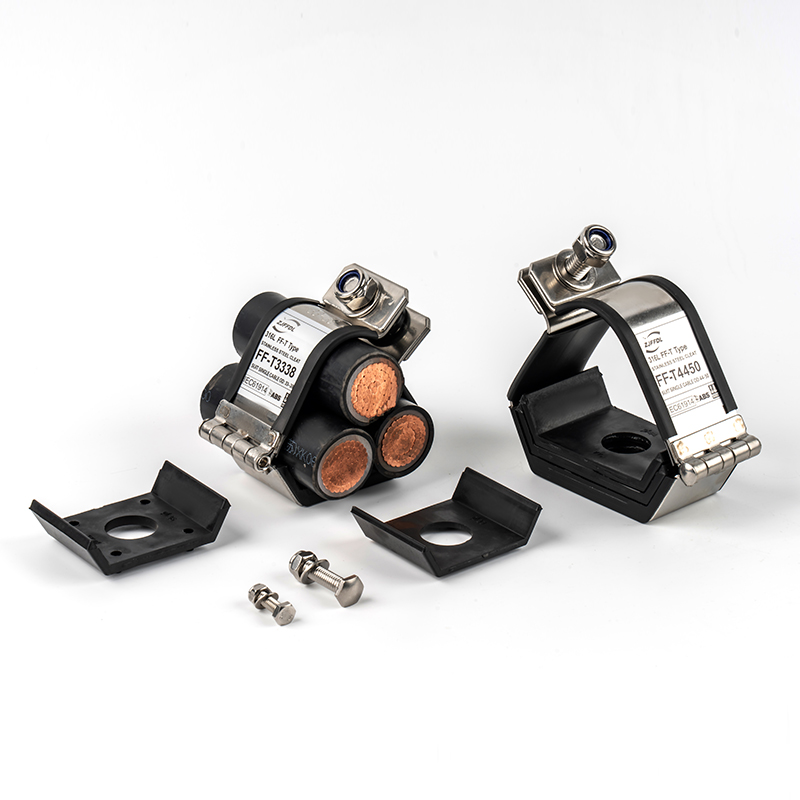 Stainless Steel 316 Trefoil Cable Cleats Para sa Cable Management ER Series